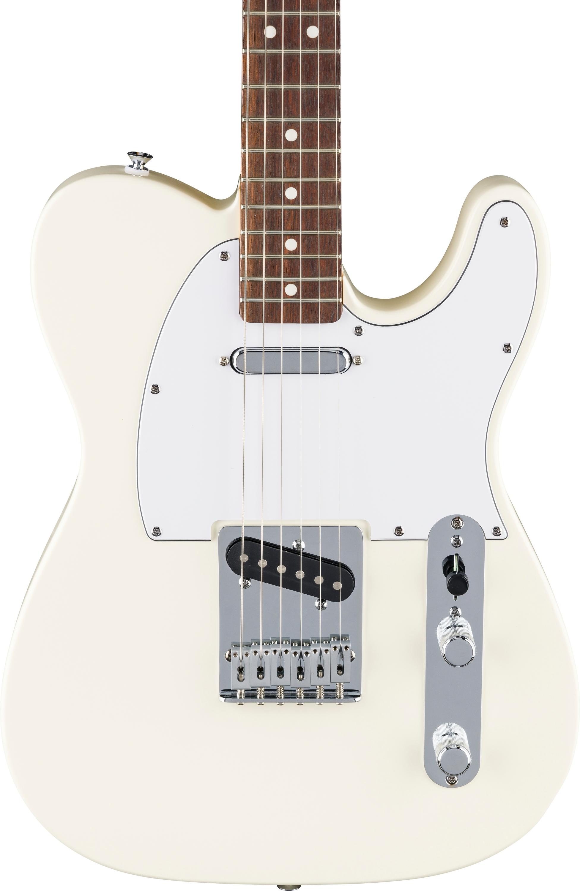 Fender Telecaster ホワイト Fender Standard Series Telecaster in Olympic White - Andertons